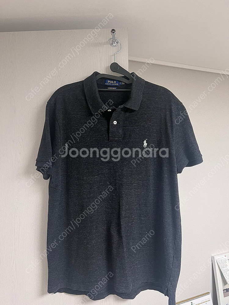 폴로 랄프로렌 반팔 카라티 커스텀슬림핏 L--1
