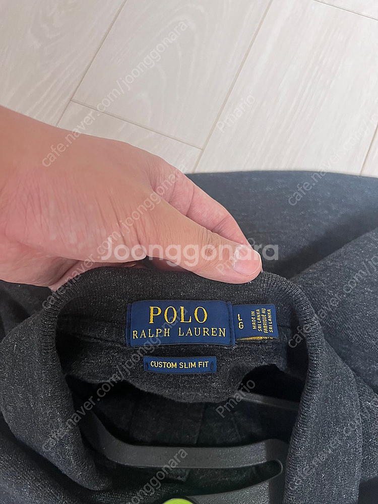 폴로 랄프로렌 반팔 카라티 커스텀슬림핏 L--3