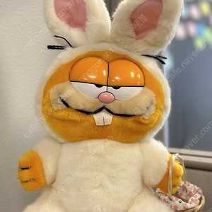 빈티지 가필드 인형 레트로 이미지