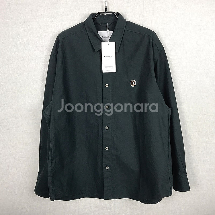 커버낫 C로고 옥스포드 셔츠 남방 새상품 남성L 판매합니다--2