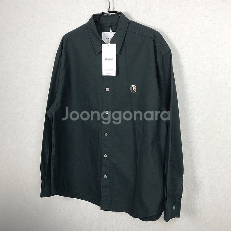 커버낫 C로고 옥스포드 셔츠 남방 새상품 남성L 판매합니다--3