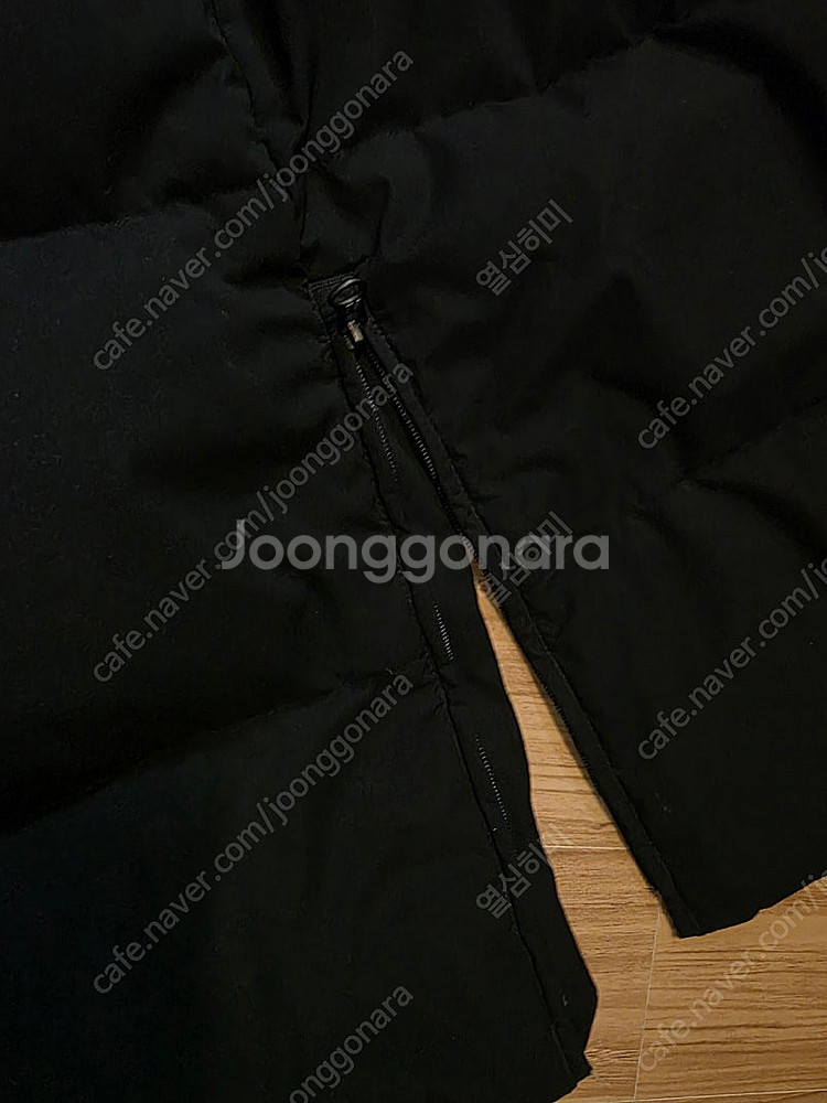 뉴발란스 오리털 덕다운 100프로 블랙 롱패딩 160호--4