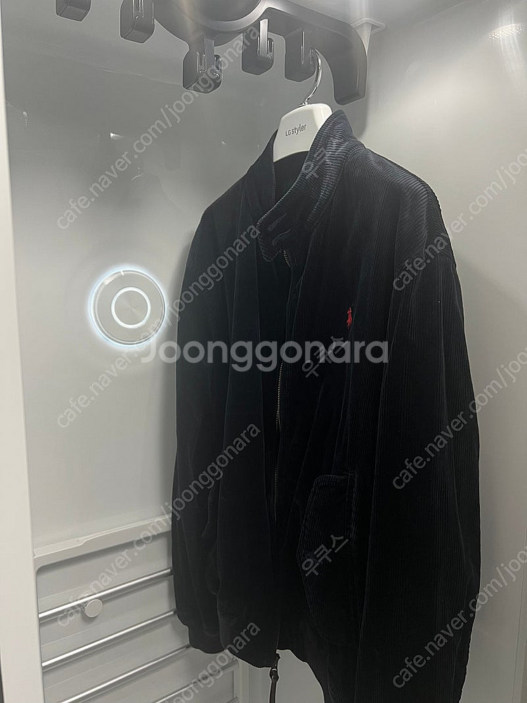 폴로 랄프로렌 코듀로이 바라쿠다 자켓 네이비 M(QR정...--1