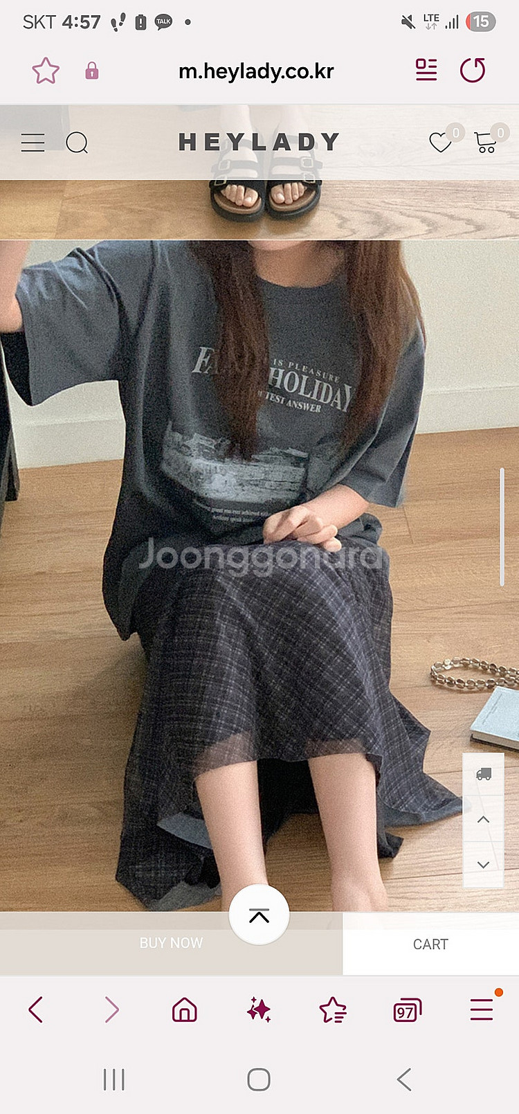 헤이레이디 반팔티--5