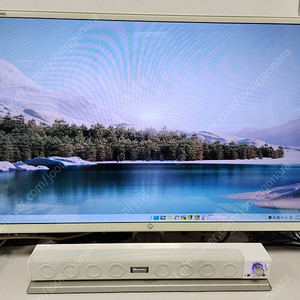 32인치 모니터 gd-32g144 + 사운드바 팝니다 -5만원-