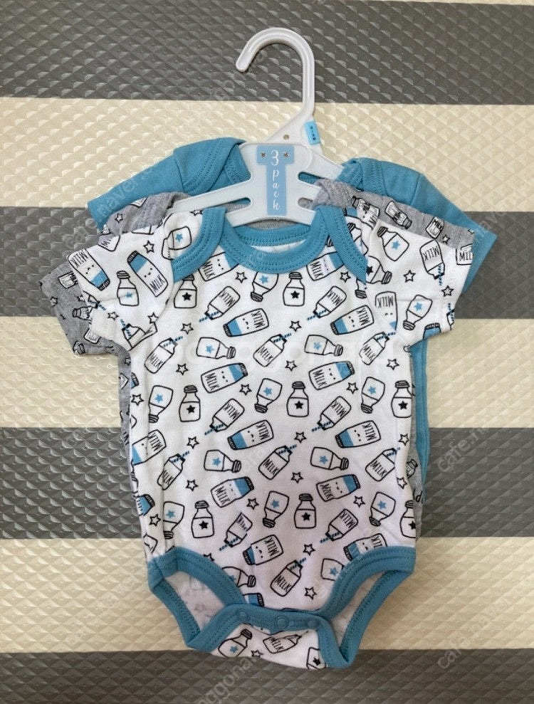 (미국제품) 신생아 반팔 바디수트 3종 새상품--4