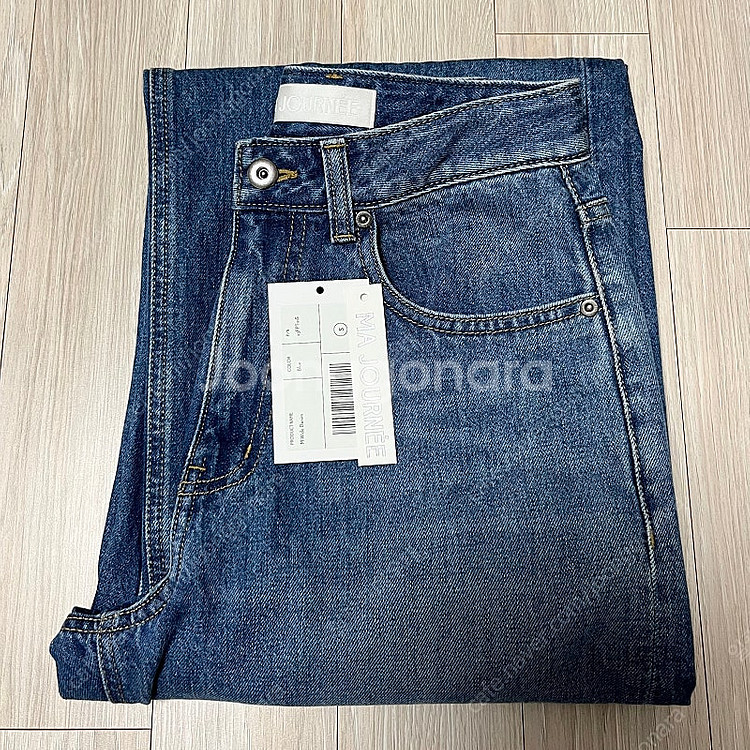 [S] 마조네 MA JOURNEE M 와이드 데님 팬츠--7