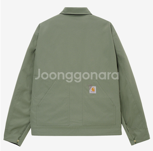 칼하트WIP 리버시블 디트로이트 자켓 맥스 블랙/세이지--3