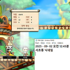메이플랜드 레어닉 ' 서초동 ' 팝니다