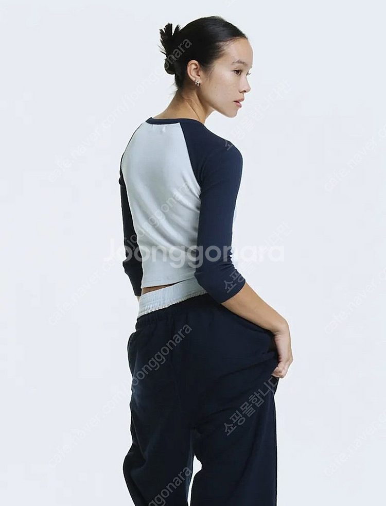 글로니 3/4 G CONTRAST TEE (NAVY) ...--3