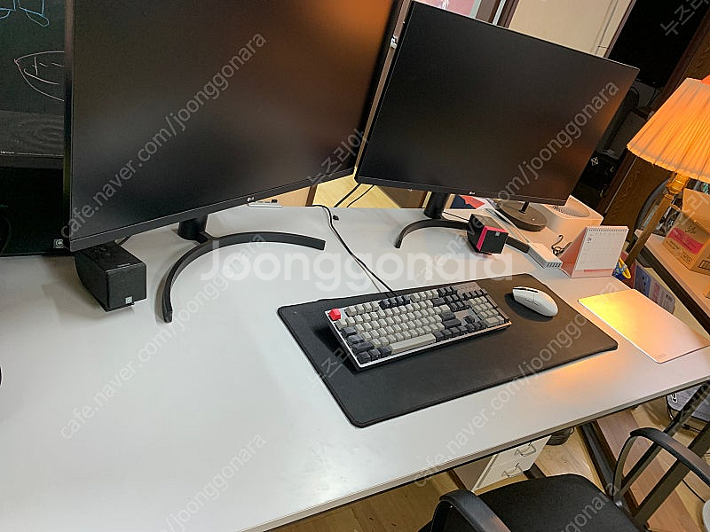 젠우드 1600x800 책상 상판 그레이 / 블랙 프레...--2