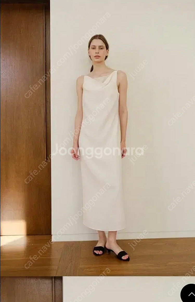 킨더살몬 원피스 Draped Camisole Dress...--1