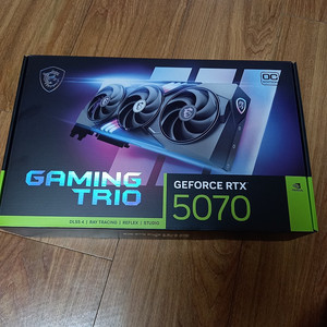 msi rtx 5070 트리오 미개봉 새제품 77만 판매합니다
