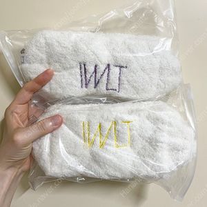 IWLT 뽀글이 파우치, 노랑 (미사용)