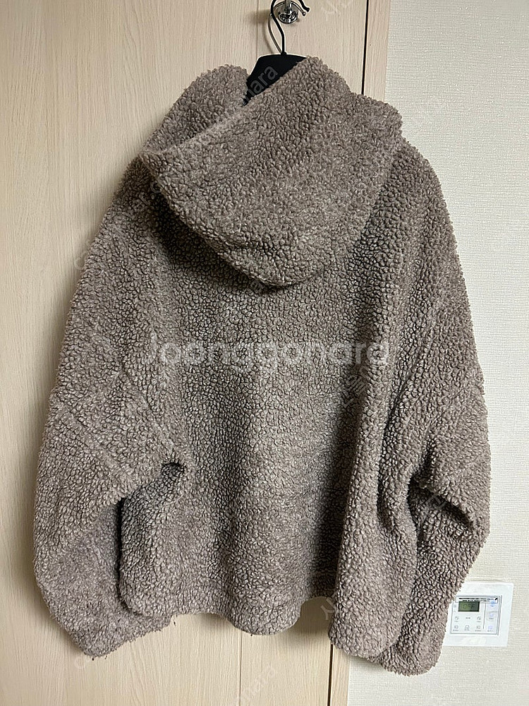 우영미 부클 후드 배이지 50--1