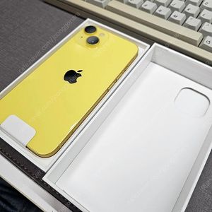 아이폰 14 옐로우 iOS 16.3 신품급 단순개봉