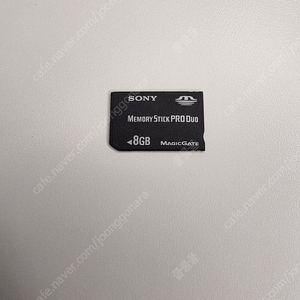 Sony memory stick pro duo 8GB 팝니다