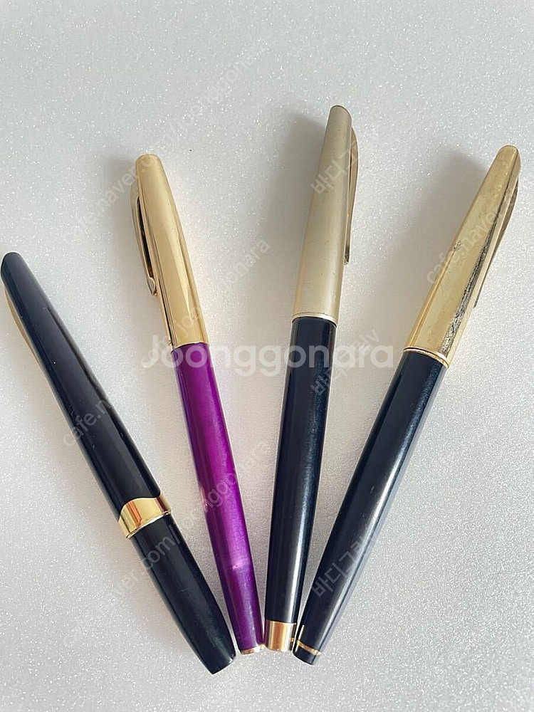 플래티넘 14k 18k 각각 2개씩(만년필) 트럼프도 만년필을 모읍니다.--8