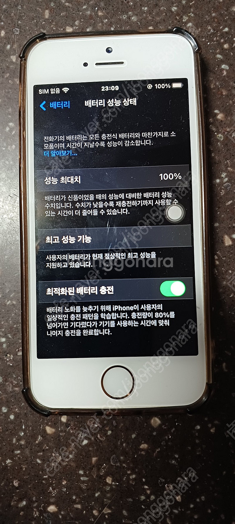 아이폰SE1 /로즈골드 /64기가 /배터리100%/ 1...--1
