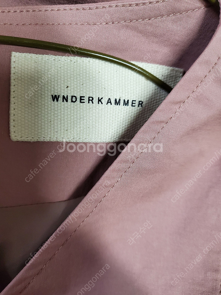 정품 WNDERKAMMER 분더캄머 two-three button dress--3