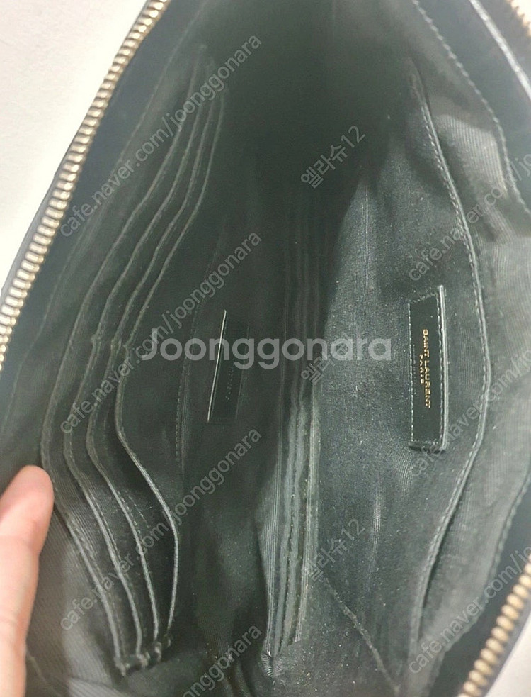생로랑 클러치 미디움 사이즈 팝니다(금장)--4