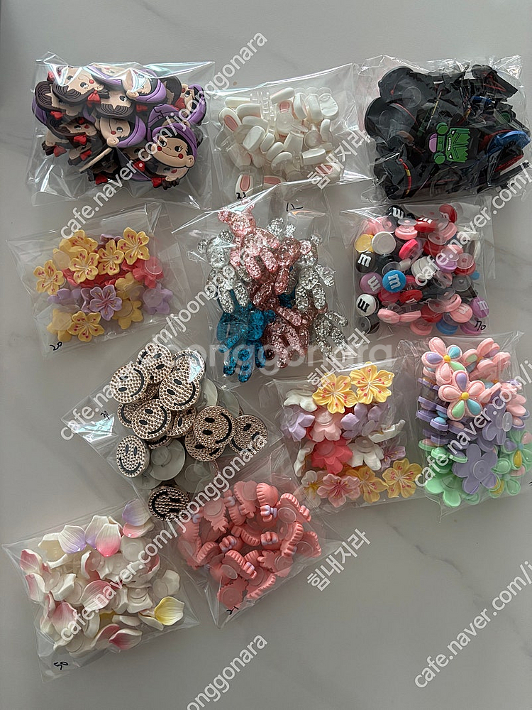 하루만요 이사 급처ㅠ 리본 리본재료 공예재료 완제 지비츠 350개 택포 찐 득템 ㅠㅠ--2