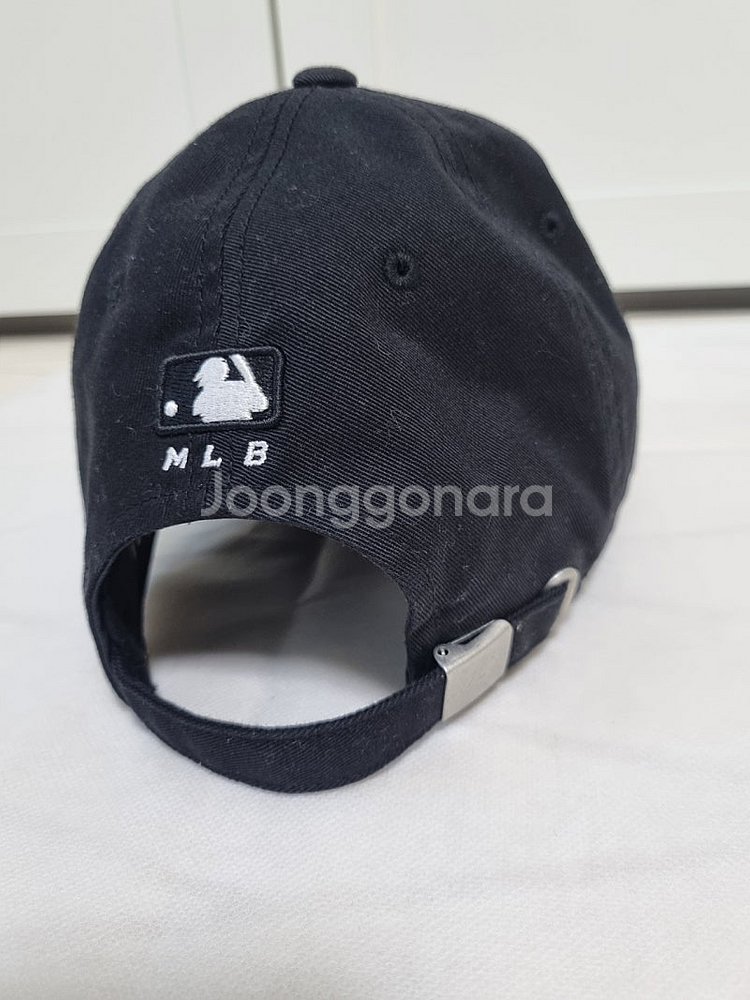 MLB 에이스 언스트럭쳐 볼캡. LA .블랙--3