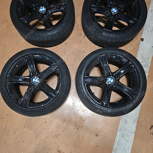 BMW 순정 17인치 휠 타이어 pcd120