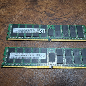 서버용 ddr4 2133 16기가 × 2개