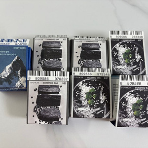 톤28 샴푸바(안티댄드러프3, 검은콩3), 빙산비누 일괄(택포)