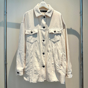 ZARA 코듀로이 자켓 프리사이즈 택포