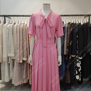 레니본 핑크원피스 판매 54사이즈