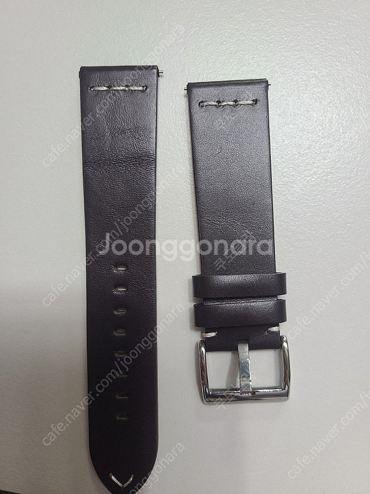 20mm 22mm 가죽 러버 시계 밴드 스트랩--8