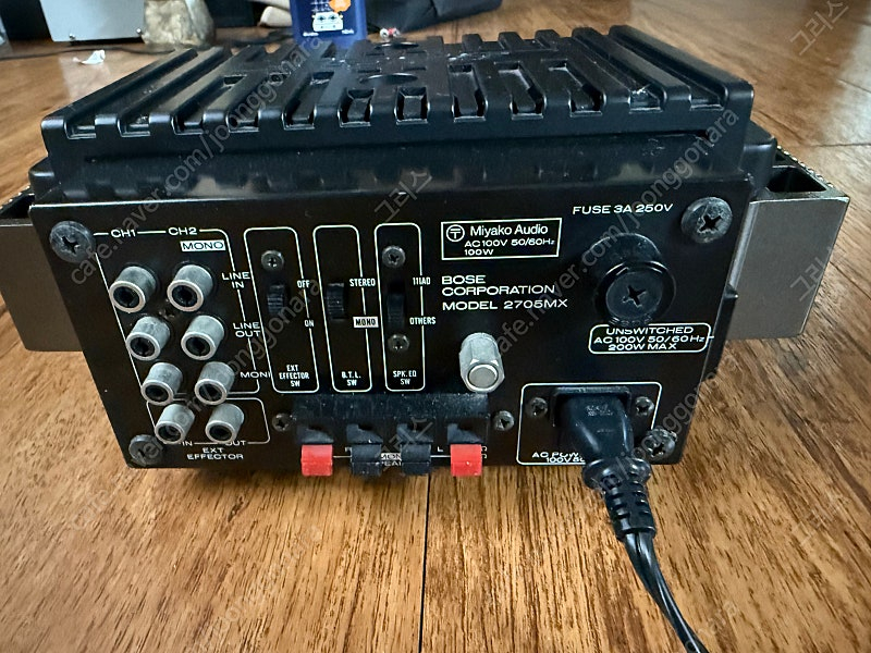 (가격인하)BOSE 2705MX 앰프 팝니다--2