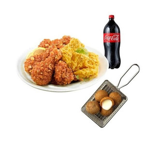 BHC 후라이드반/양념반 + 치즈볼 + 콜라1.25L