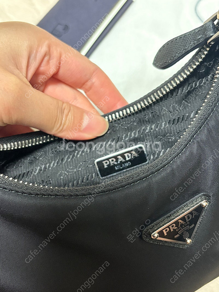 프라다 2005 리나일론 블랙--7