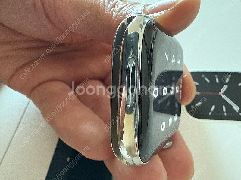 애플워치6 44mm 스테인리스 실버--3