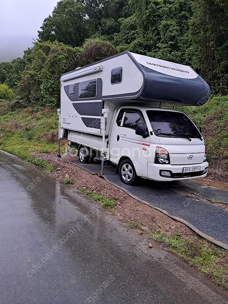 트럭캠퍼 팔아요(차량포함, 구조변경 완료!)--0