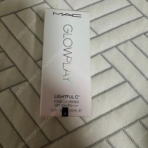 맥 톤업크림 )) MAC 맥 글로우 플레이 라이트풀 씨쓰리 톤업 프라이머 라벤더 새상품 운포4