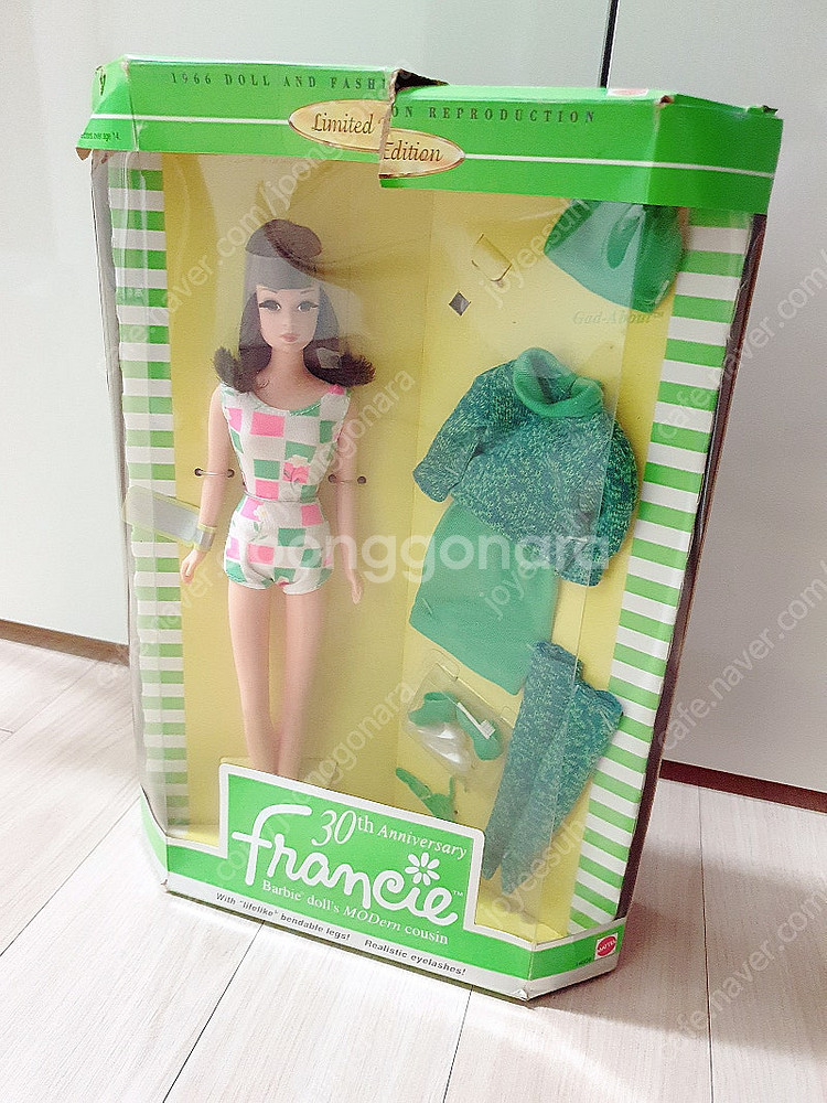 30TH ANNIVERSARY FRANCIE 빈티지 1966 REPRO 바비--0
