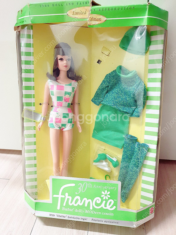 30TH ANNIVERSARY FRANCIE 빈티지 1966 REPRO 바비--5