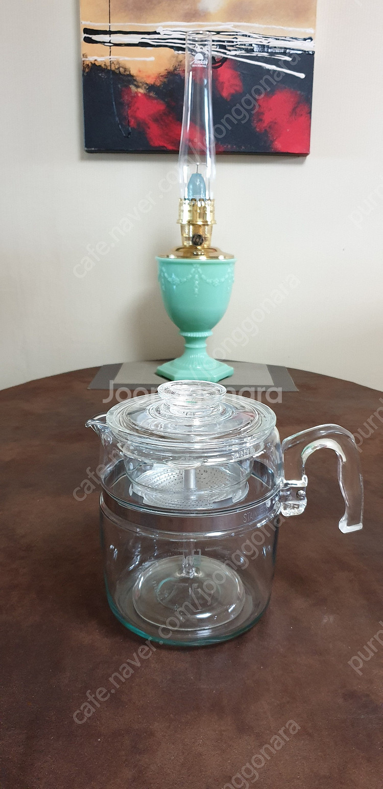 빈티지 파이렉스 퍼콜레이터종류 & 찻잔세트종류 분양--1