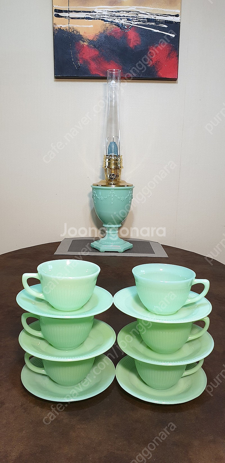 빈티지 파이어킹 제디트 찻잔세트종류 분양--0