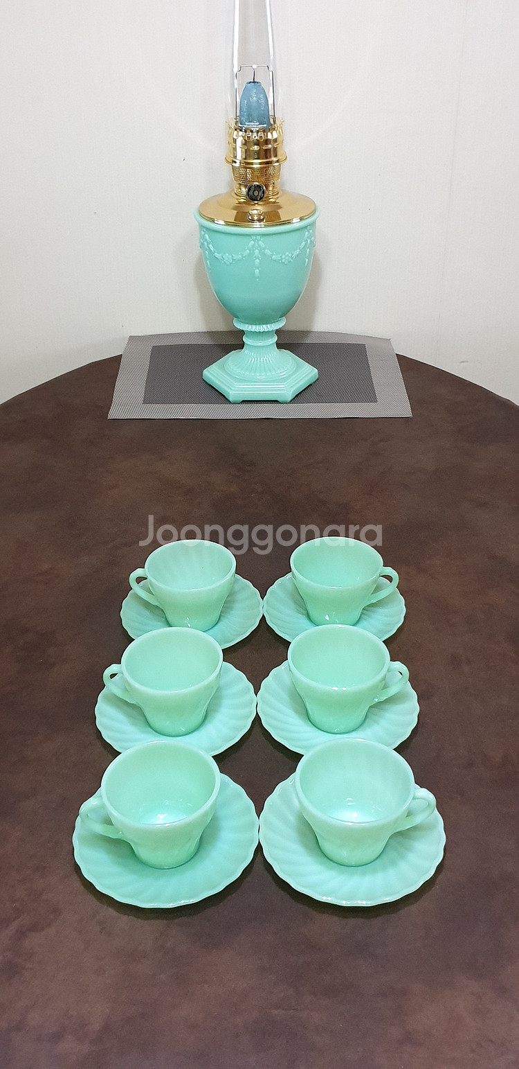 빈티지 파이어킹 제디트 찻잔세트종류 분양--2