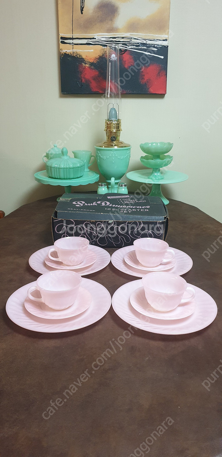 빈티지 파이어킹 제디트 찻잔세트종류 분양--9