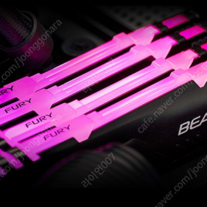 튜닝램 킹스톤 FURY DDR4-3200 CL16 Beast RGB (8GB x 2) 팝니다.