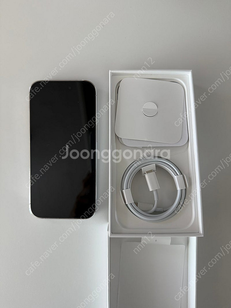 아이폰 15프로 실버 256g--0