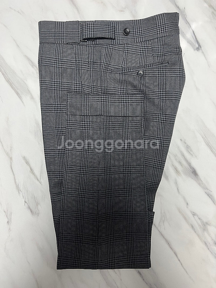 톰포드 아티쿠스 그레이 프린스 오브 웨일즈 수트 46R...--7