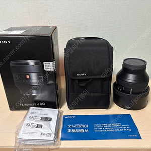 소니 85.4gm 렌즈 FE 85mm F1.4 GM 렌즈 팔오금 렌즈 판매합니다.