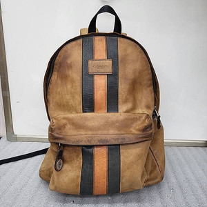 코치 뉴욕 올 천연 가죽 백팩 43x23x20cm